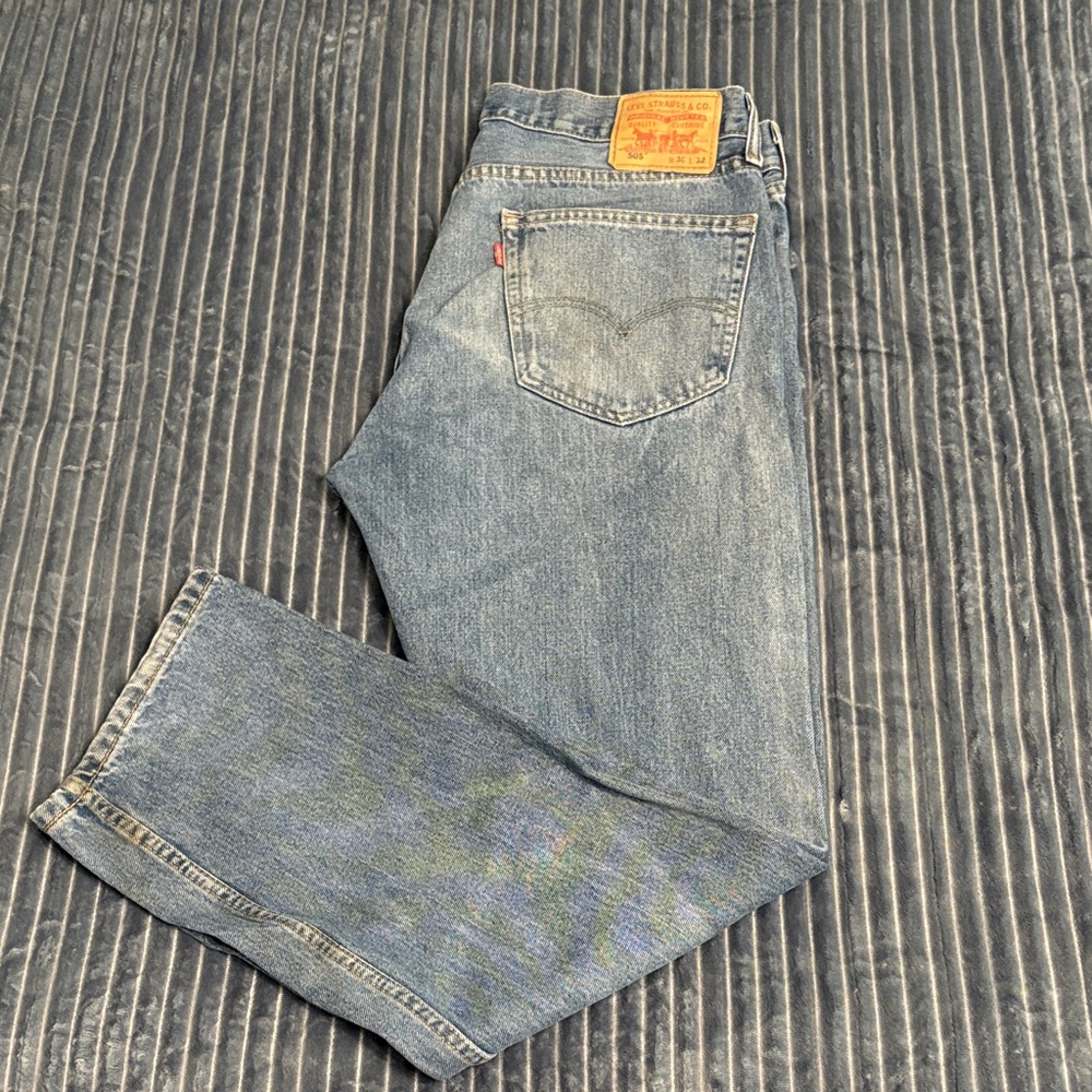 Levi's Men's 505 Classic Denim Jeans 36x32